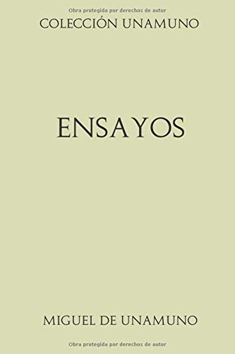 Libro: Colección Unamuno. Ensayos
