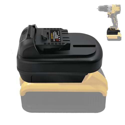 Adaptador-de-batería-para-herramientas-eléctricas-Dewalt-de-12-V,-Dewalt-de-20-V-y-60-V,-y-Milwaukee-M18.-Convierte-baterías-Dewalt-de-12-V-DCB120,-DCB124-y-DCB126.-Compatible-con-convertidores-de-herramientas-eléctricas-Dewalt-de-12-V.