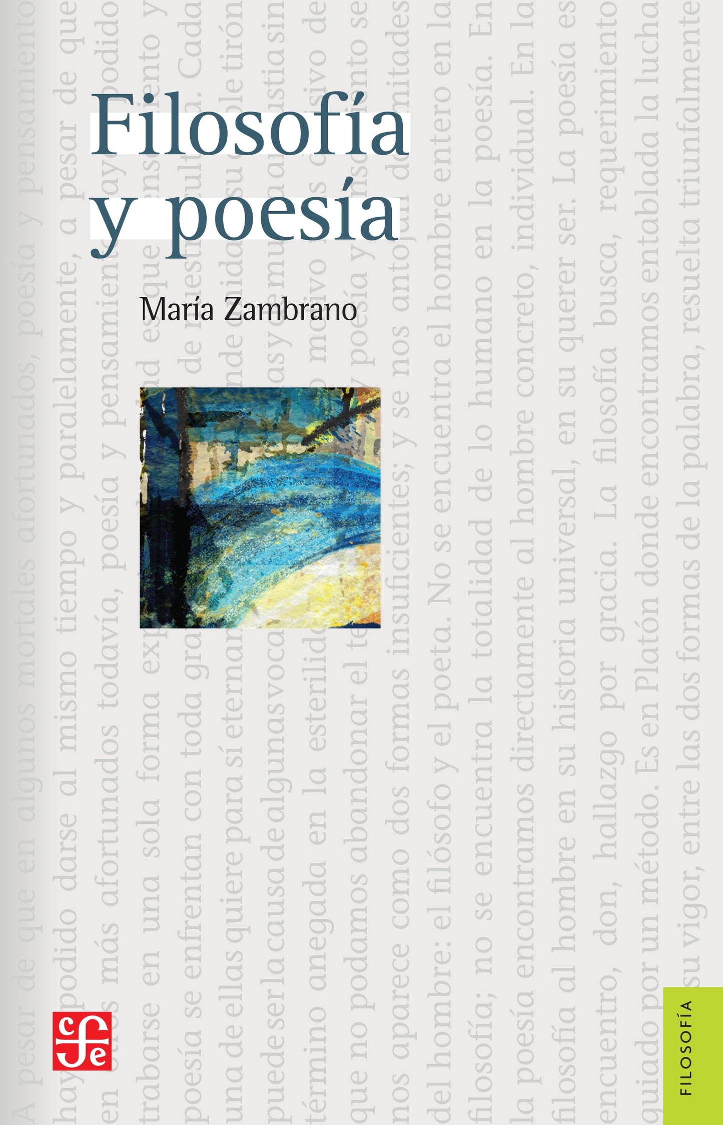 Libro: Filosofía y poesía (Spanish Edition)