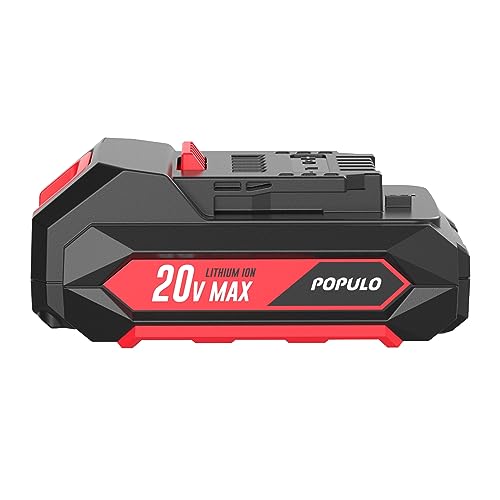 Batería-de-iones-de-litio-populo-20-V-Max-2.0-Ah-PPLBP,-herramientas-exclusivas-de-20-V