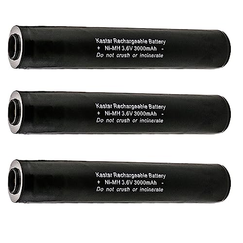 Batería-de-repuesto-Kastar-Ni-MH-de-3,6-V-y-3000-mAh-(paquete-de-3)-para-Streamlight-75175,-75300,-75301,-75302,-75303,-75304,-75305,-75306,-75307,-75308,-75309,-75310,-75311,-75500,-75501,-75502,-75503,-75504,-75505