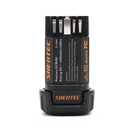 Batería-de-repuesto-Shentec-de-1500-mAh-y-8-voltios-compatible-con-DEWALT-DCB080,-Dewalt-DCF680N1,-DW4390,-DCF680N2-y-DCF680G2,-batería-de-iones-de-litio.
