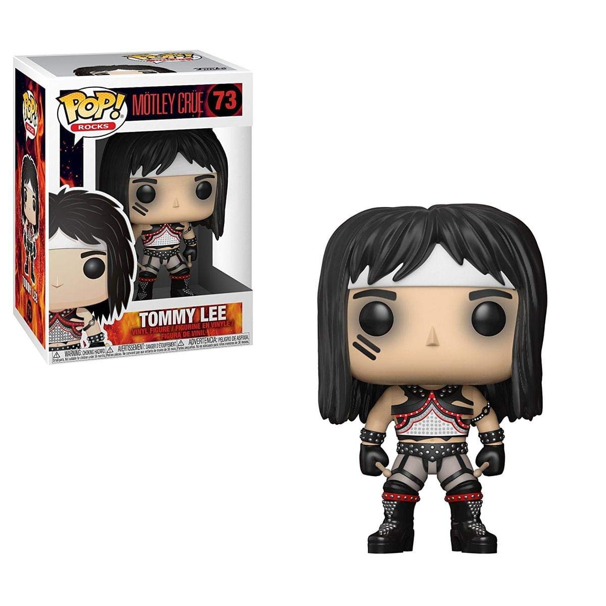Funko Pop! Música: Mötley Crüe Tommy Lee Collectible Figura, Multicolor