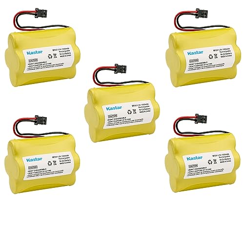 Batería-de-repuesto-Kastar-(paquete-de-5)-para-Uniden-Bearcat-Sportcat-BP-120,-BP120,-BP-150,-BP150,-BP-180,-BP180,-BP-250,-BP250,-BC120,-BC-120,-BC120XLT,-UBC120XLT,-BC220,-BC-220,-BC220XLT