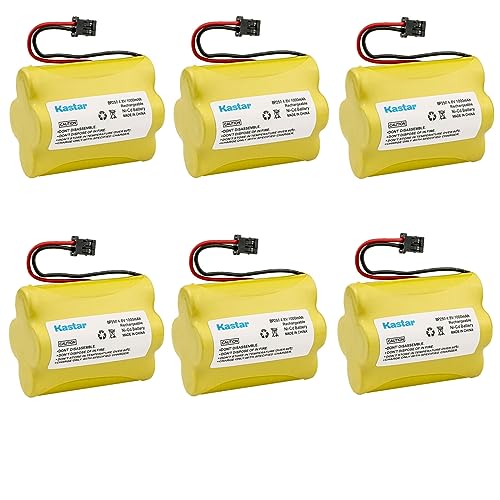 Batería-de-repuesto-Kastar-(paquete-de-6)-para-Uniden-Bearcat-Sportcat-BP-120,-BP120,-BP-150,-BP150,-BP-180,-BP180,-BP-250,-BP250,-BC120,-BC-120,-BC120XLT,-UBC120XLT,-BC220,-BC-220,-BC220XLT