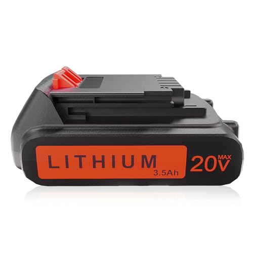 Batería-de-litio-CaliHutt-de-3,5-Ah-y-20-V-(LBXR20-y-LBX4020)-compatible-con-taladros-y-atornilladores-inalámbricos-Black-and-Decker-de-20-V-máx.-(LB20,-LBX20,-LBXR2020,-LB2X4020-OPE,-LBXR20-OPE)