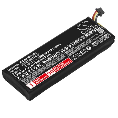 Batería-de-repuesto-Nvobry-para-timbre-Nest,-GQ-Style-AC,-GWX3T,-G823-00179-01,-GS25-(6000-mAh)-de-polímero-de-litio