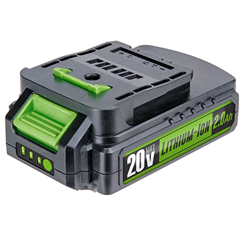 Batería-de-iones-de-litio-Genesis-GLAB2020B-de-20-V-y-2,0-Ah,-solo-para-herramientas-eléctricas-inalámbricas-de-20-V