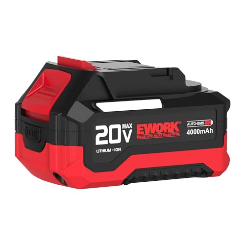 Batería-de-iones-de-litio-EWORK-de-4,0-Ah-para-herramientas-eléctricas-inalámbricas-de-las-series-20-V-Max-y-21-V-Max