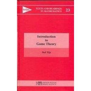 Libro: INTRODUCTION TO GAME THEORY (TEXTS AND READINGS IN MATHEMATICS 23)