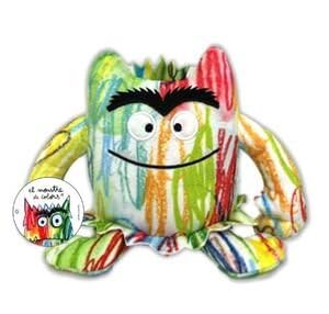 Libro: MONSTRUO DE COLORES PELUCHE MULTICOLOR 15 CM