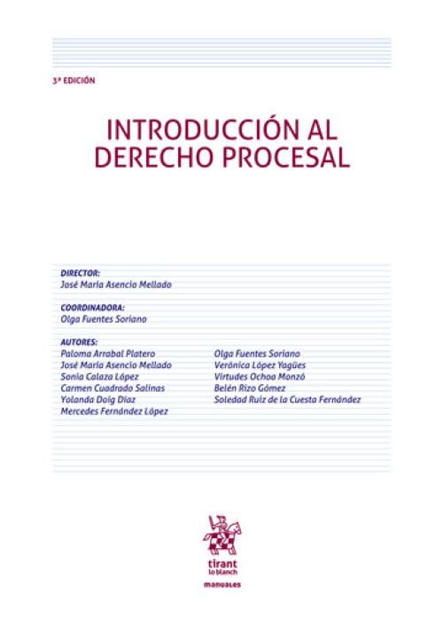 Libro: Introducción al Derecho Procesal 3ª Edición