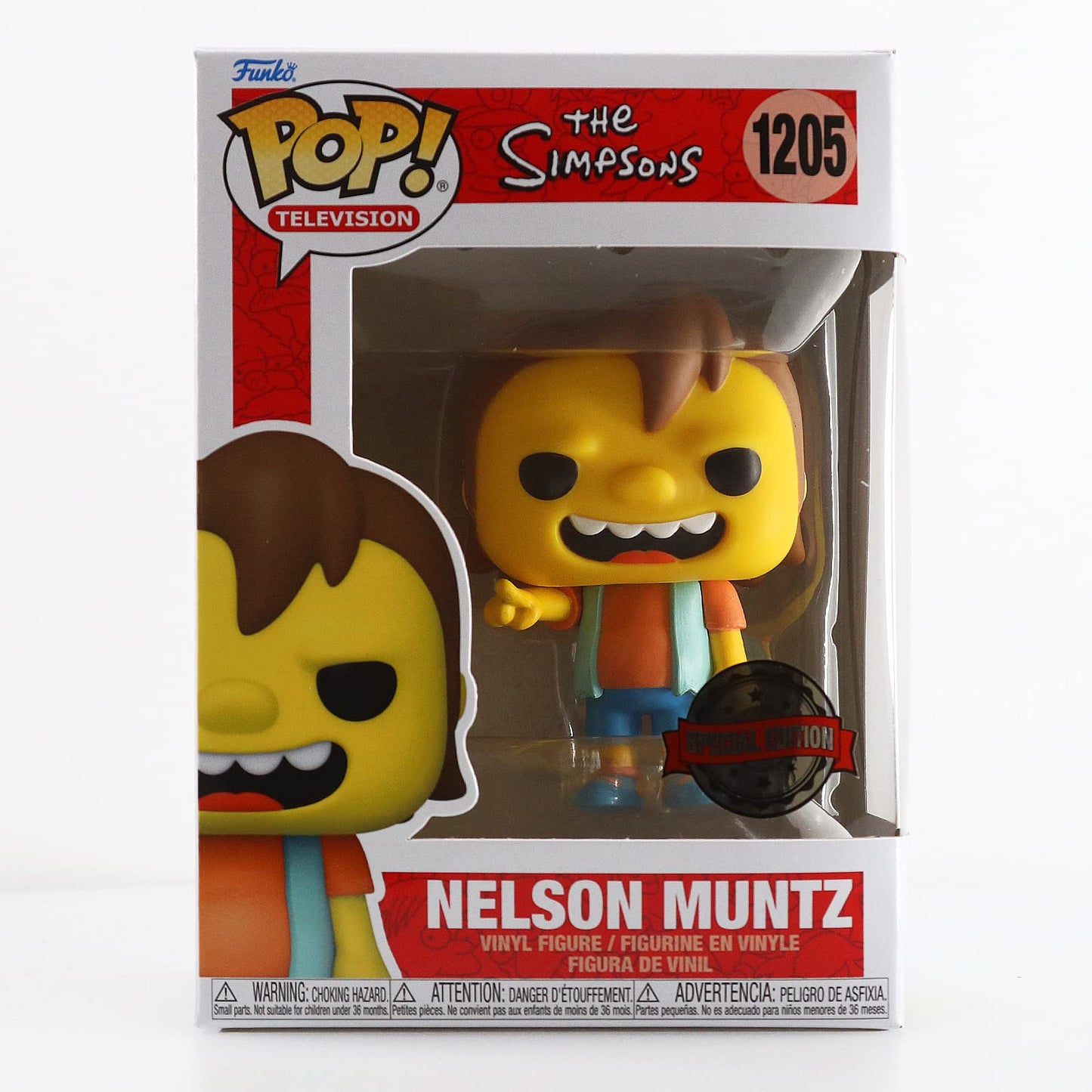 Funko The Simpsons Pop! Television Nelson Muntz Figura de Vinilo Hot Topic Exclusivo Multi None