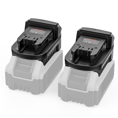 Adaptador-aikeec-para-batería-DeWalt-a-Milwaukee,-adaptador-de-batería-para-batería-de-litio-DeWalt-18-20-V,-conversión-a-batería-Milwaukee-de-18-V-para-Milwaukee-para-herramienta-eléctrica-inalámbrica-(paquete-de-2)