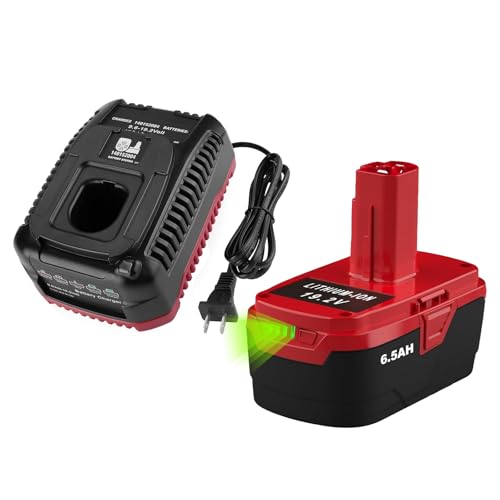 Batería-Energup-de-19,2-V-y-6,5-Ah-para-Craftsman-C3-XCP-de-19,2-V-con-kit-de-cargador.-Cargador-de-19,2-V-para-130279005,-1323903-y-130211004.