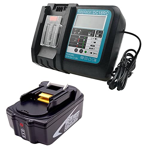 BL1850B-18V-5.0Ah-Reemplazo-para-batería-Makita-18V,-con-cargador-3Ah-DC18RC,-compatible-con-Makita-BL1815-BL1815N-BL1830B-BL1840-BL1840B-BL1845-BL1850-BL1850B