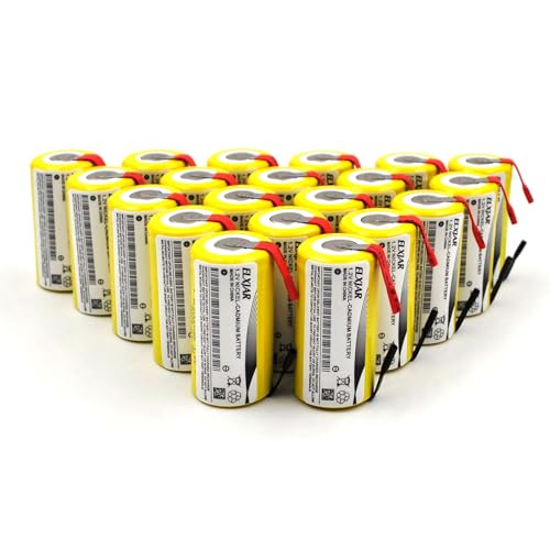 YUTSUJO-(paquete-de-20)-Baterías-recargables-Ni-CD-Sub-C-de-1,2-V-y-2000-mAh-con-lengüetas-para-herramientas-eléctricas,-taladros-inalámbricos,-luces-de-emergencia-y-dispositivos-de-alto-consumo
