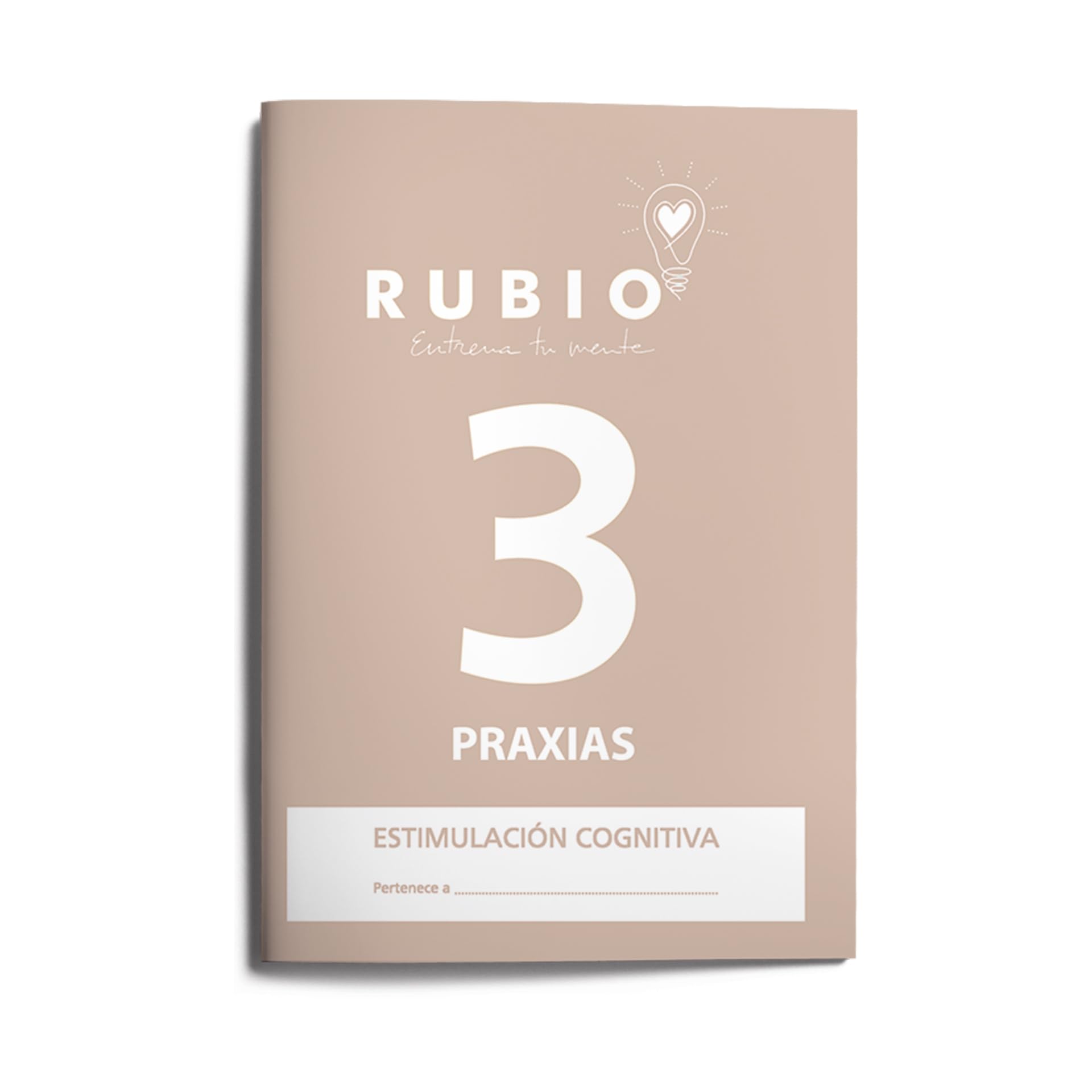 Libro: 3 Praxias - Estimulación cognitiva RUBIO | Personas con deterioro moderado grave