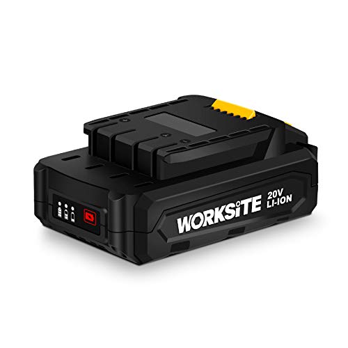 Batería-de-repuesto-de-iones-de-litio-de-20-voltios-para-WORKSITE,-batería-de-2,0-Ah-compatible-solo-con-herramientas-eléctricas