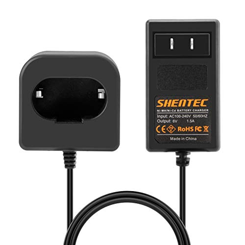 Cargador-Shentec-900200-de-6-V-Ni-MH/Ni-Cd-compatible-con-baterías-Paslode-404717-B20544E-BCPAS-404717-404400-900400-900420-900600-901000-902000-(no-compatible-con-baterías-de-iones-de-litio)