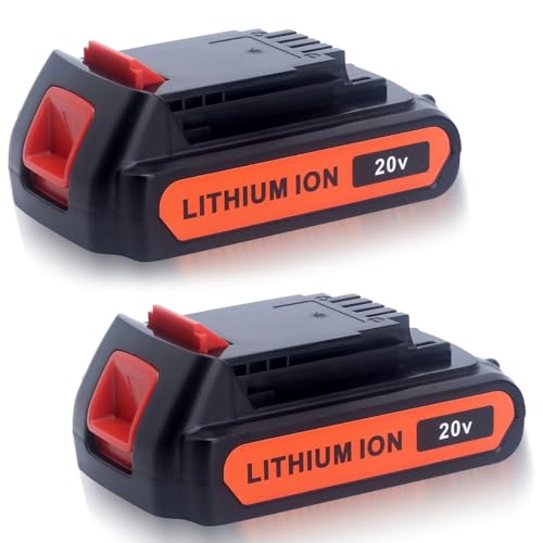 Kekepowtobat---Batería-de-litio-compatible-con-Black-&-Decker-de-20-V,-LBXR20,-4,0-Ah,-20-V,-compatible-con-taladros-inalámbricos-Black-&-Decker-de-20-V-MAX,-LBXR2020,-LB2X4020,-LBX20,-LBXR2520-(paquete-de-2)