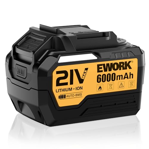 Batería-de-iones-de-litio-EWORK-de-6,0-Ah-para-herramientas-eléctricas-inalámbricas-de-las-series-20-V-Max-y-21-V-Max