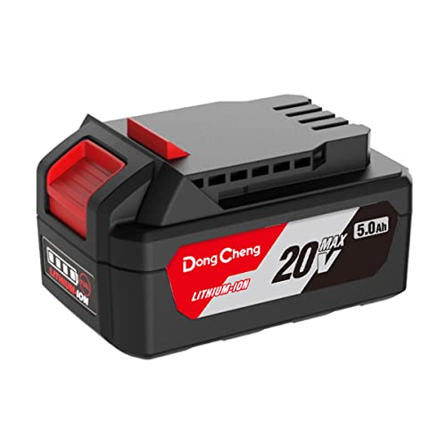 Batería-de-iones-de-litio-Dong-Cheng-de-18-V-(20-V-máx.)-y-5,0-Ah-para-herramientas-eléctricas,-modelo-n.°-FFBL2050