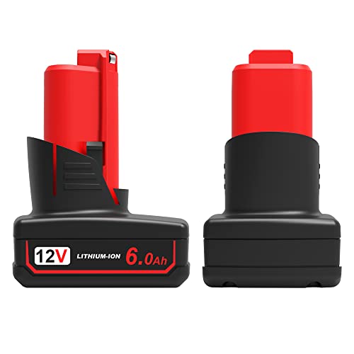 Rocivic---Batería-de-repuesto-para-Milwaukee-M12-(6,0-Ah,-2-unidades),-compatible-con-herramientas-eléctricas-inalámbricas-Milwaukee-de-12-V-(48-11-2410,-48-11-2411-y-48-11-2401)