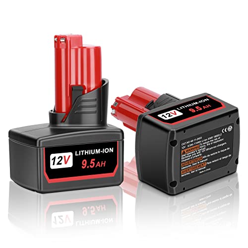 JYJZPB---Paquete-de-2-baterías-de-repuesto-de-9,5-Ah-para-Milwaukee-M12,-compatible-con-Milwaukee-M12-de-12-V-(48-11-2401,-48-11-2411,-48-11-2420,-48-11-2412-y-48-11-2402),-herramientas-eléctricas-inalámbricas.