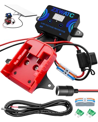Cable-de-alimentación-y-adaptador-de-batería-para-Starlink-Mini,-compatible-con-batería-Milwaukee-M18-de-18-V.-Kit-adaptador-Starlink-Mini-con-protector-de-bajo-voltaje.-Kit-de-alimentación-portátil-con-cable-de-CC-de-2-m.