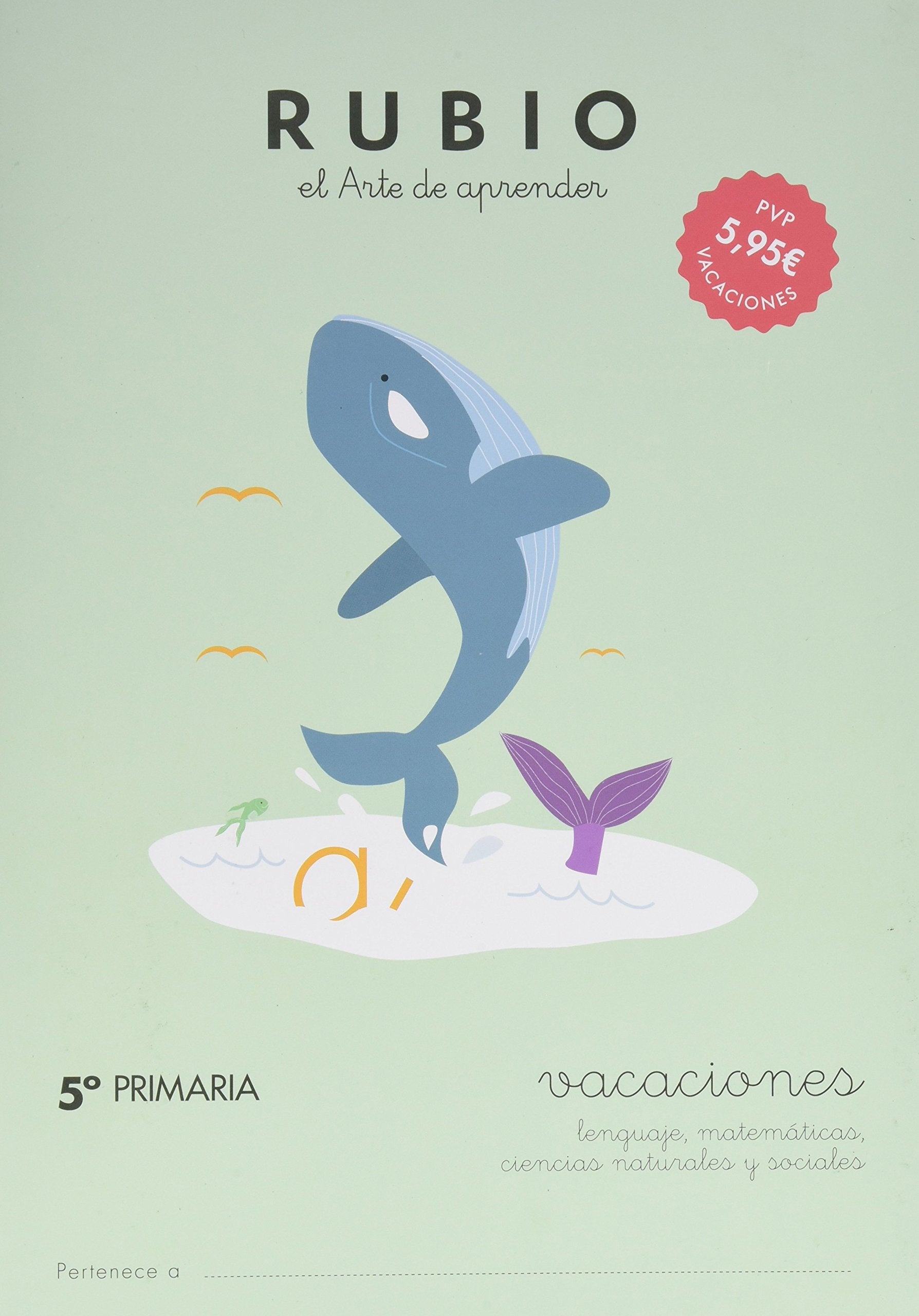 RUBIO VACACIONES -5º PRIMARIA - 9788415971658