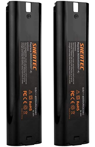 Paquete-de-2-baterías-Shentec-mejoradas-de-9,6-V-y-4,0-Ah,-compatibles-con-Makita-9000,-9033,-6095d,-da391d,-kr23/43,-9600,-6096d,-9001,-9002,-192696-2,-193890-9-y-632007-4-(Ni-MH)