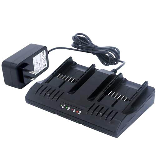 Cargador-de-doble-puerto-Biswaye-WA3875-de-iones-de-litio-de-20-V-compatible-con-batería-Worx-PowerShare-de-18-V/20-V-WA3578-WA3575-WA3525-WA3520-WA3512-WA3512.1-WA3742