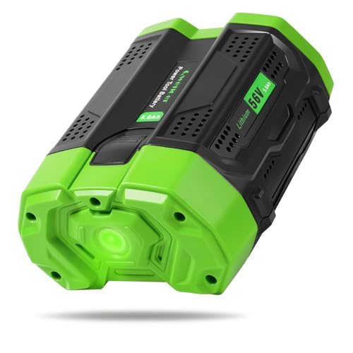 Batería-de-repuesto-Qwenoer-para-EGO-56V-(5,0-Ah,-BA2800,-BA2800T,-BA4200,-BA1400,-BAT1400T,-BA5600T).-Compatible-con-herramientas-eléctricas-EGO-56V,-como-cortadoras-de-césped,-sopladores-de-hojas-y-motosierras.