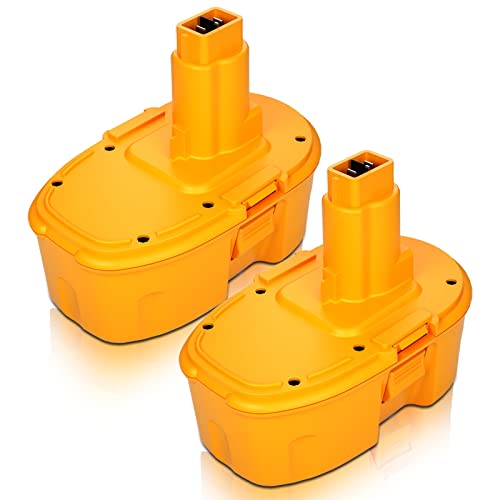 Paquete-de-2-baterías-de-repuesto-DC9098-DC9099-de-18-V-y-3,6-Ah-para-Dewalt-DC9096-DC9098-DC9099-DW9095-DW9096-DW9098-DE9038.-Compatible-con-herramientas-Dewalt-de-18-V,-taladros,-destornilladores-y-llaves-(amarillas).