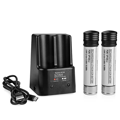 Batería-de-iones-de-litio-Energup-VP100-(2-unidades)-para-baterías-Black-Decker-Versapak-VP100C,-VP105,-VP105C,-VP110,-VP110C-y-VP143,-con-cargador-Black-Decker-de-3,6-V-de-2-puertos.