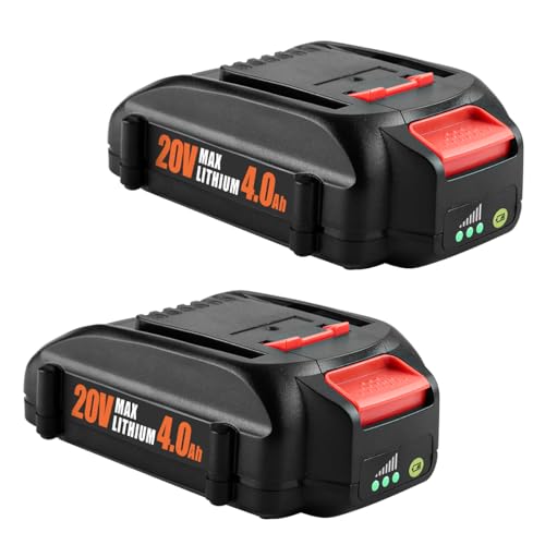 Paquete-de-2-baterías-de-litio-Ahomtikk-de-20-V-y-4,0-AH-para-W0RX-(20-V,-Powershare-WA3520,-WA3525,-WA3575,-WA3578),-compatibles-con-herramientas-W0RX-WG151s,-WG155s,-WG251s,-WG890-y-WG891.