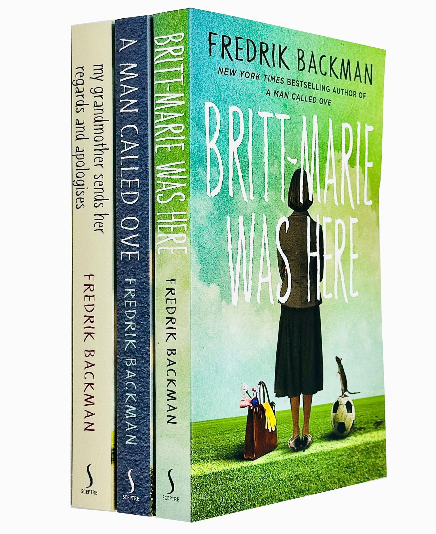 Libro: Fredrik Backman 3 Books Collection Bundle (A Man Called Ove, My Grandmother Sends Her Regards and Apologises, Britt-Marie Was Here)