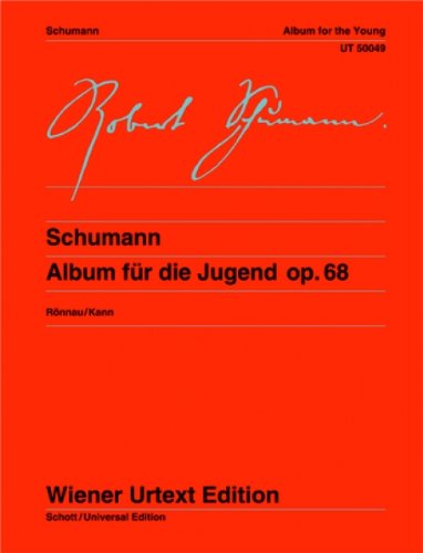 Libro: SCHUMANN - Album de la Juventud Op.68 para Piano (Urtext) (Ronnau/Kann)