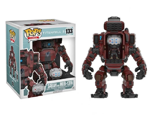 Funko Pop Titanfall 2 Collection - Includes Sarah and Mob 1316 - Bring The Action Game into Reality with These Figurines - Functional Control Compartment for Sarah - Detailed Design