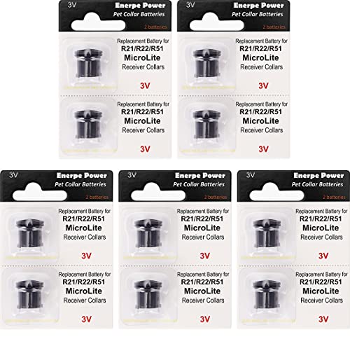 Baterías-para-cercas-para-perros-Enerpe-compatibles-con-collares-R21,-R22,-R51-y-Microlite-(paquete-de-10)
