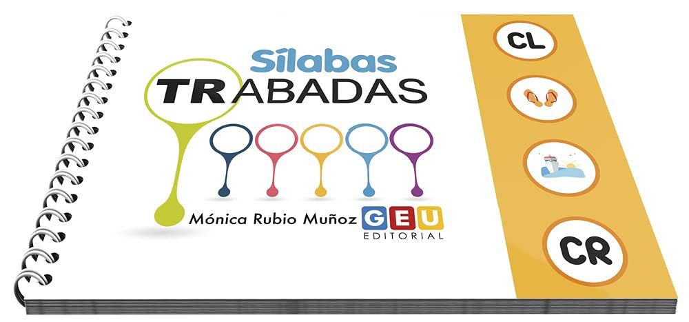 Libro: Sílabas Trabadas Cl/CR: Cuaderno Ejercicios Desarrollar Habilidades lectoescritura | divertidas actividades y Apoyos visuales (Terapia del Lenguaje: lectoescritura)