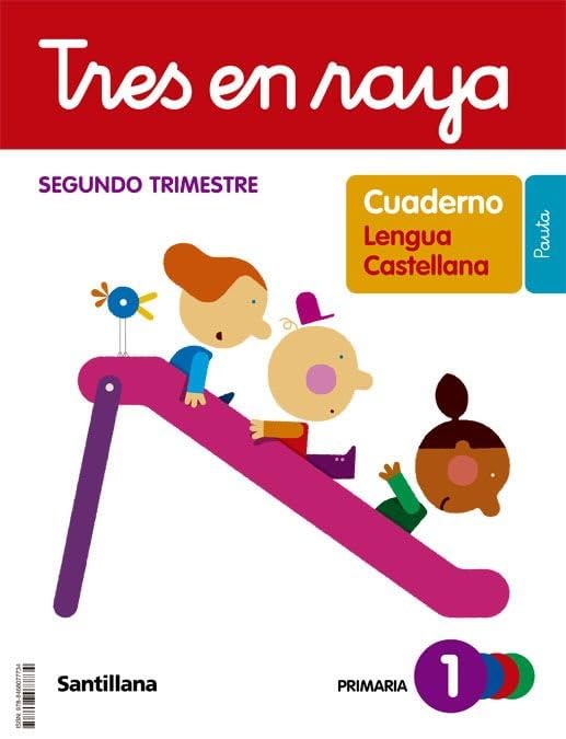 Libro: TRES EN RAYA CUADERNO LENGUA PAUTA 1 PRIMARIA 2 TRIM