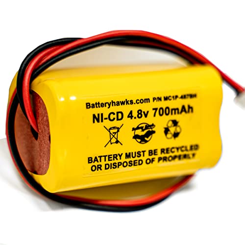 Batería-CXL6VBXT-mcPhilben-Ni-CD-4.8vCC-0.700AH-4.8v-700mAh-Ni-CD-Luz-de-emergencia-para-señalización-de-salida