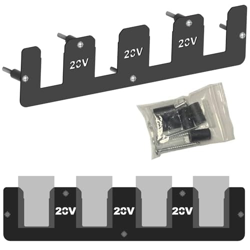 Soporte-para-batería-SZWJT-LV-compatible-con-soporte-de-batería-DeWalt-de-20-V,-soporte-de-4-ranuras-para-batería-de-garaje,-herramientas-para-DeWalt-de-20-V,-soporte-de-pared-con-gancho-(hierro-20)