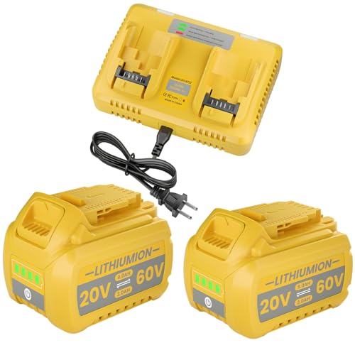 Batería-de-repuesto-POWTREE-de-9.0-Ah-para-Dewalt-20-V/60-V-DCB609.-Compatible-con-baterías-Dewalt-20-V-Flex-Volt-DCB609-DCB606-DCB612.-Compatible-con-todos-los-cargadores-de-batería-de-20-V/60-V-máx.
