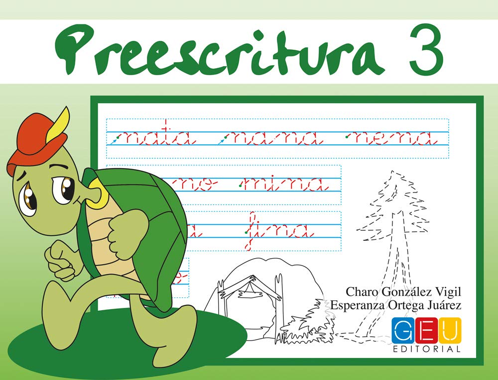 Libro: preescritura 3: Mejora del manejo Del Lapiz | Educación Infantil | Editorial Geu | Refuerzo Escolar (Niños de 3 a 5 años)