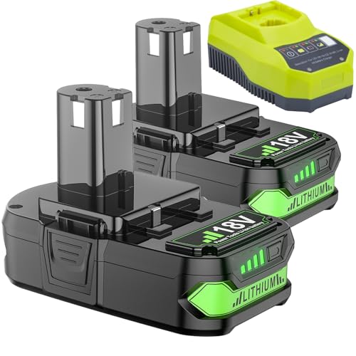 Reemplazo-de-3.8-Ah-para-batería-Ryobi-de-18-V-y-cargador-ONE+-P107-y-P117-Combo-de-cargador-para-batería-de-18-V-18-V-P103-P104-P105-P107-P109-P190-P191-P122-para-batería-de-litio-Ryobi-de-18-V-(paquete-de-2)