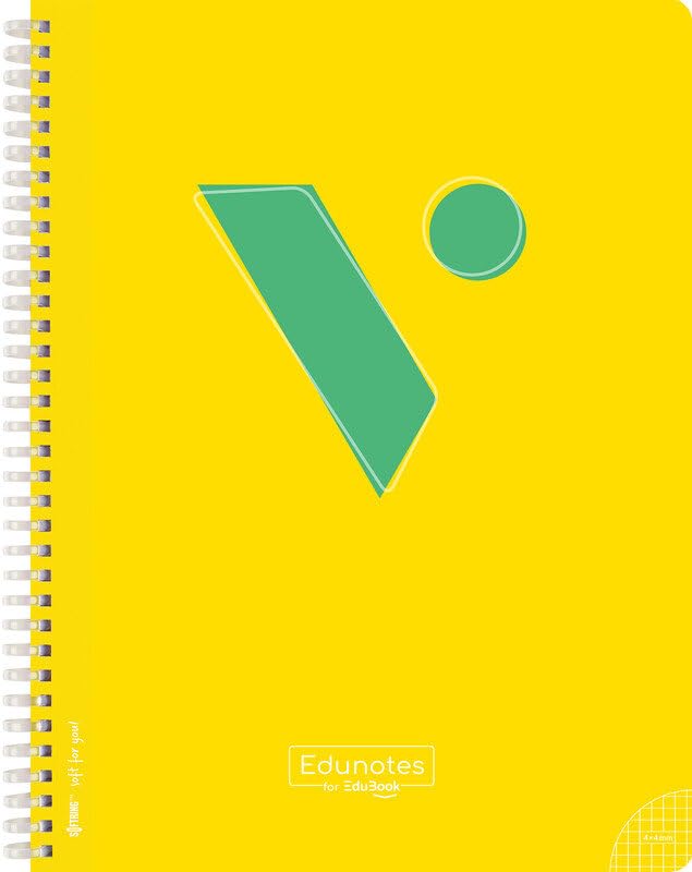 Libro: Vicens Vives - Cuaderno Espiral A4 Cuadriculado 4mm - Edunotes - 80 Hojas con Espiral Suave SOFTRING, Papel Extraopaco 80g, QR con Contenido Educativo - Libretas Escolares A4, ideal para Zurdos.