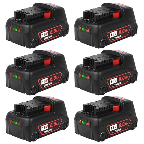 Batería-de-18-V-(paquete-de-6)-de-repuesto-para-batería-M18-de-6,0-Ah.-Baterías-de-alta-capacidad-compatibles-con-herramientas-y-cargador-M18.-Versión-2024/Nueva-patente-(negro,-paquete-de-6).